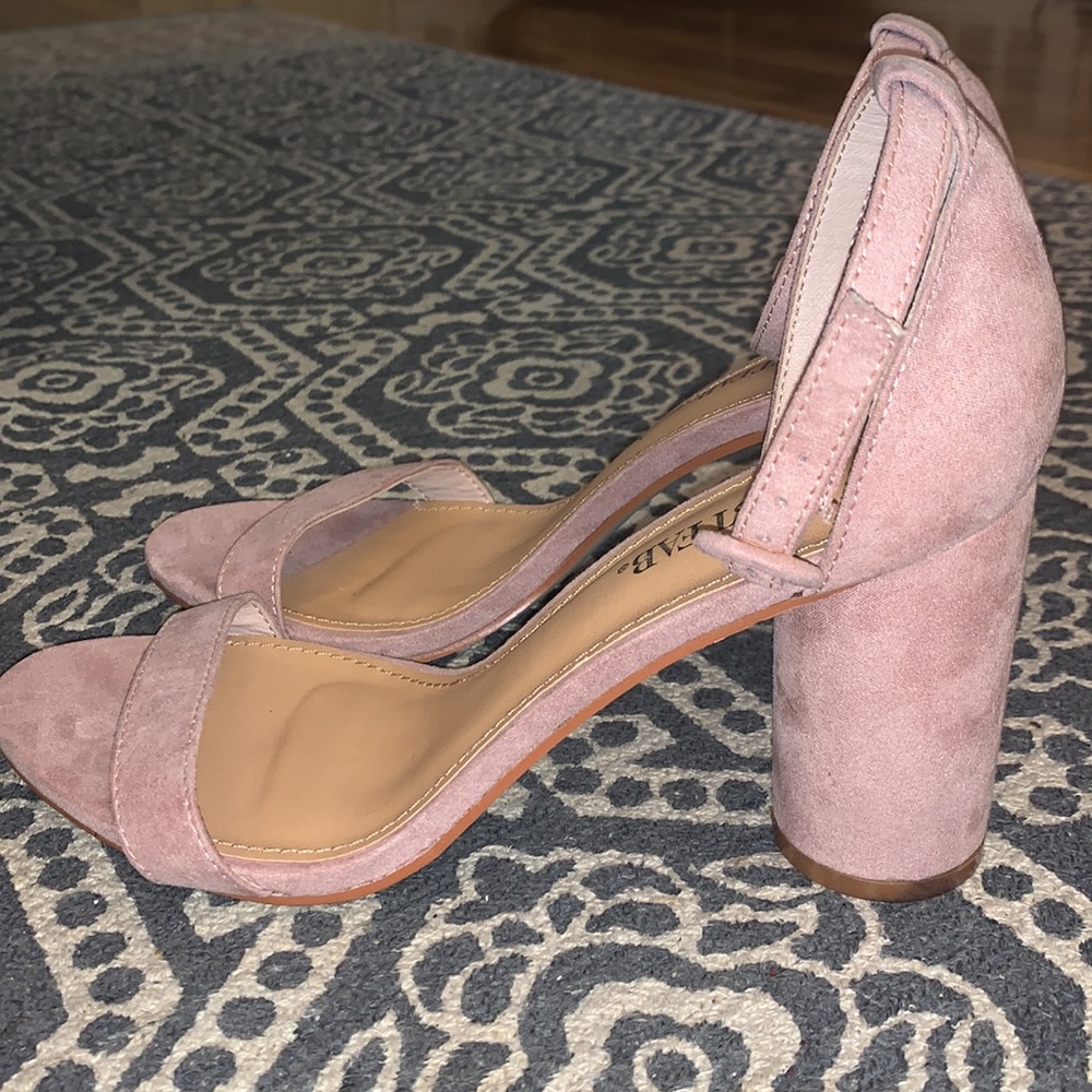 JustFab Jacey Blush Heels